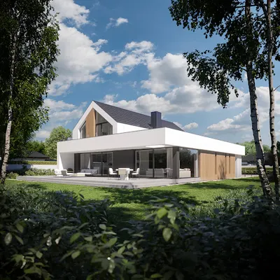 Projekty domów Modern House Kraków, Jacek Niebieszczański